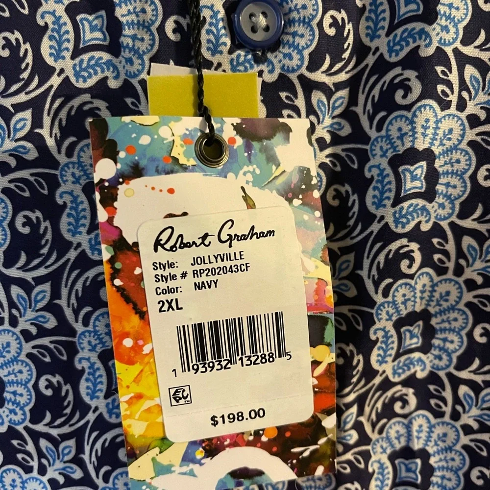 Robert Graham NWT Jolyville Mens Shirt - Picture 2 of 8